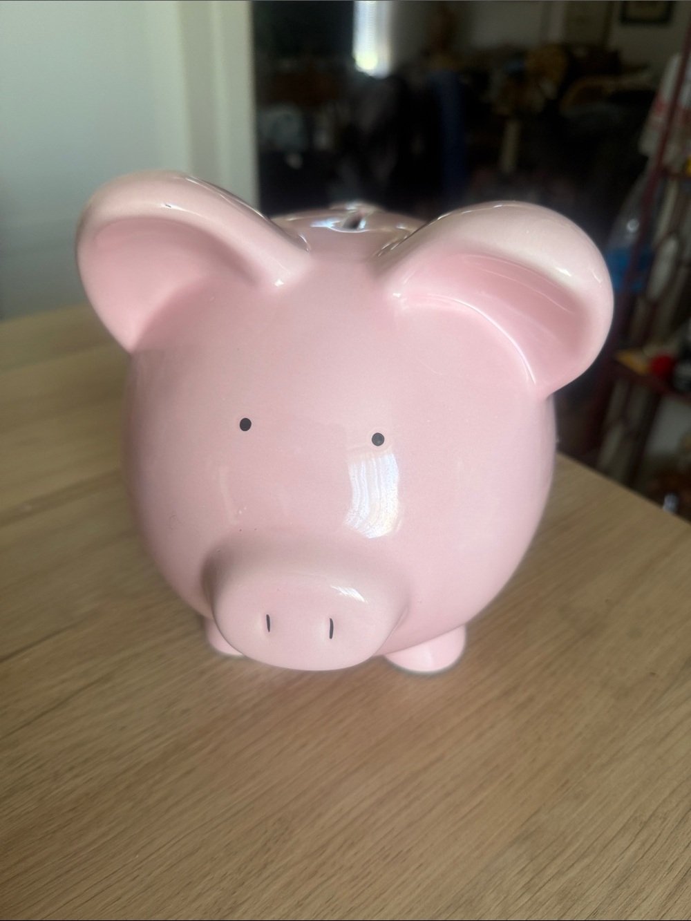 Pink Ceramic Piggy Bank
